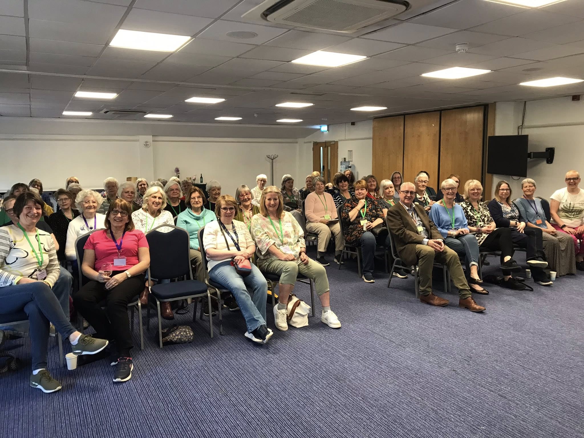 Whole group at Welcome meeting