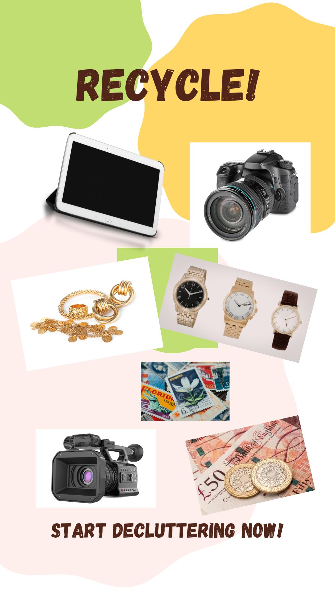 Items wanted for recycling